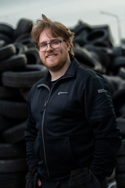 Felix på DäckJanne